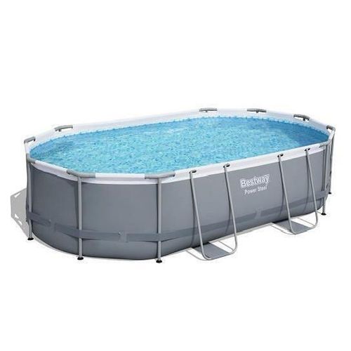 Bestway Piscină STEEL PRO MAX Oval 488×305×107 cm, 10949 L, cadru metalic