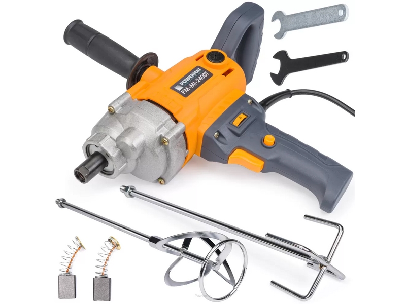 Mașină de amestecat Powermat PM-MI-2400T – 2400 W, M14, 0–900 rpm Mixer