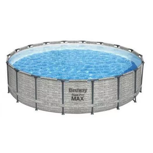 Bestway Piscină STEEL PRO MAX Round 549×122 cm, 23062 L, cadru metalic