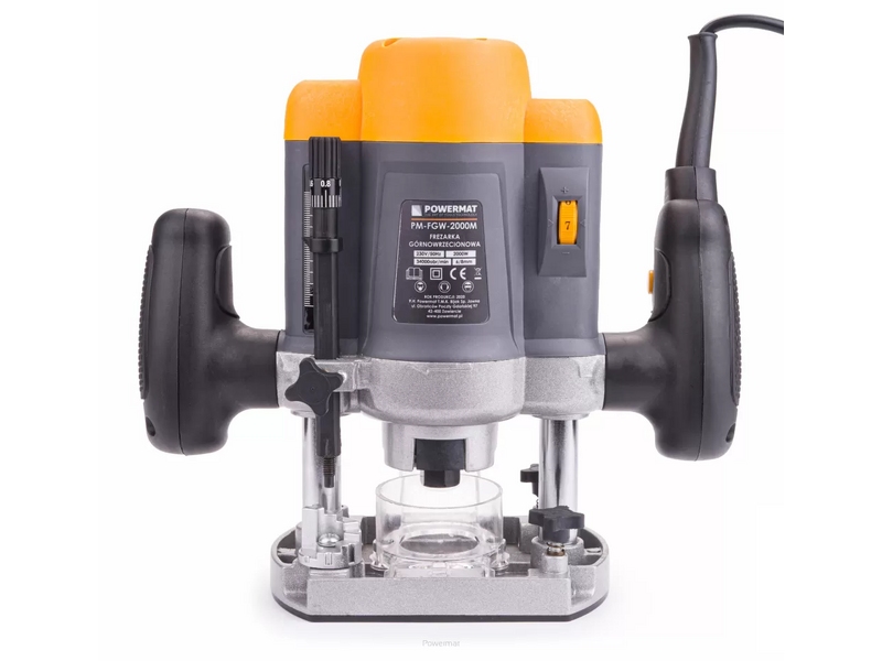 Maşina de frezat Powermat PM-FGW-2000M, 2000W, 6mm, 8mm