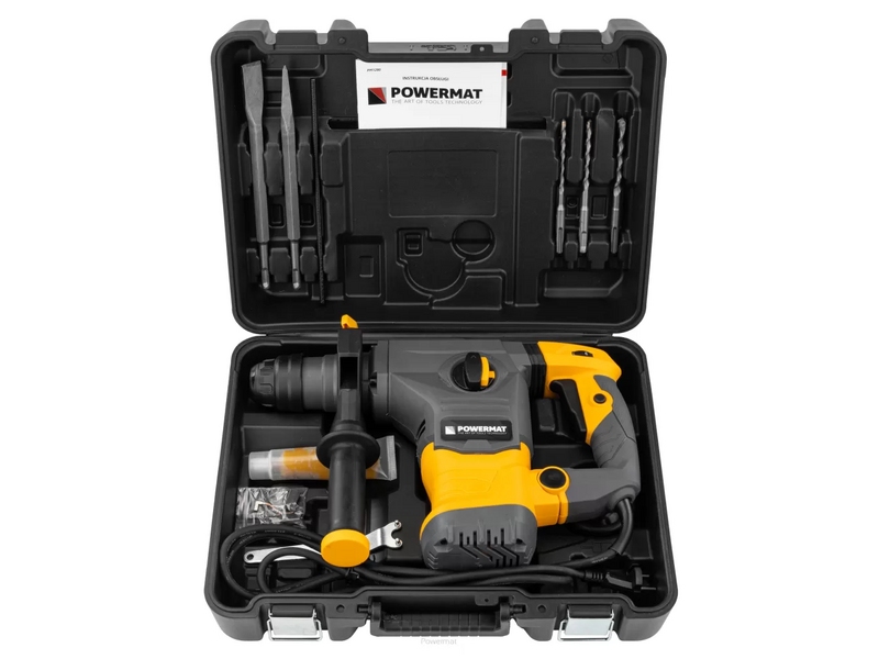 Ciocan rotopercutor Powermat PM-MU-2600T – 2600 W, 5,5 J, SDS-Plus