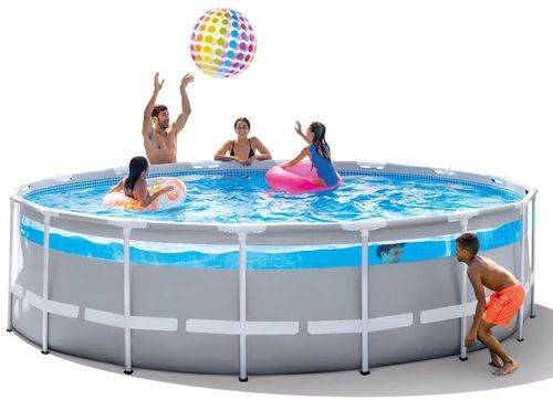 INTEX Piscină PRISM FRAME CLEARVIEW 488×122 cm