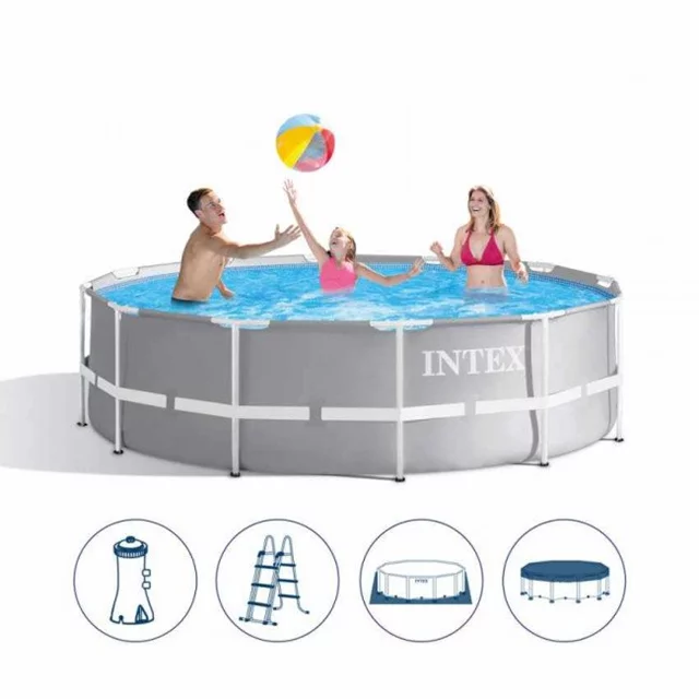 INTEX Piscină PRISM FRAME PREMIUM 427×107 cm