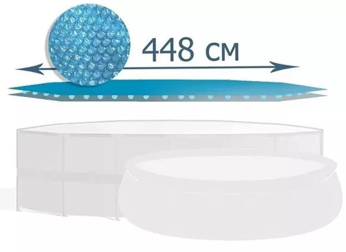 INTEX Husă solară D 448 cm pentru piscine rotunde D 457 cm