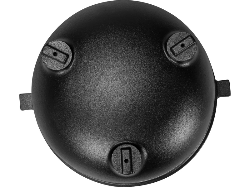 Ceaun din fontă Kraft&Dele KD4186 – 8 L, cu capac și picioare, pentru gătit la foc deschis