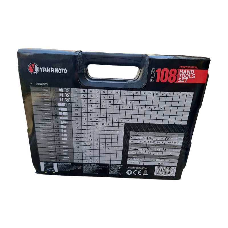 Set de instrumente Yamamoto YM-108 – 108 piese CR-V