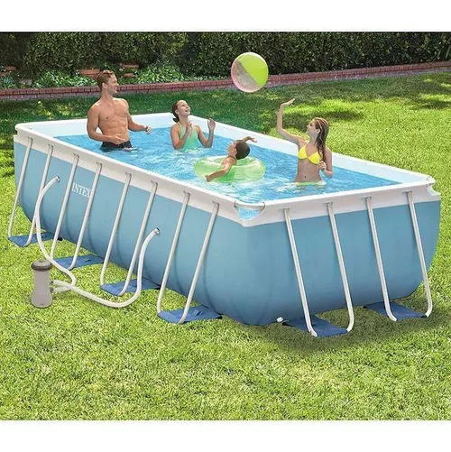 INTEX Piscină PRISM FRAME RECTANGULAR 488×244×107 cm