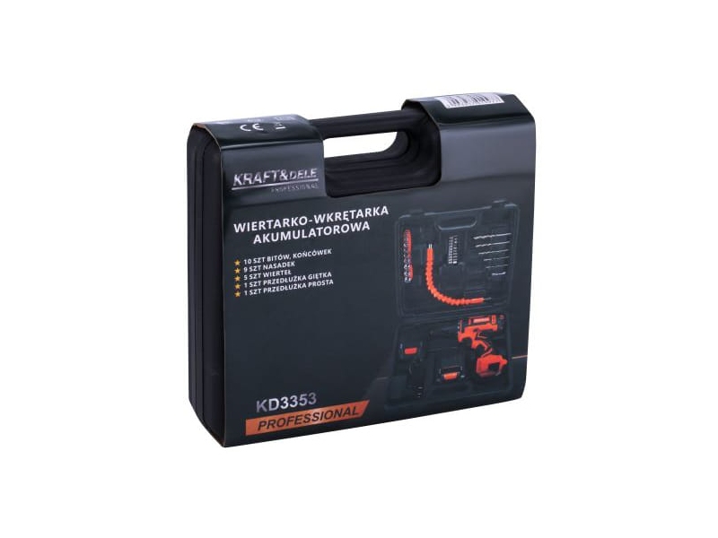 Mașină de înșurubat cu acumulator Kraft&Dele KD3353 – 21 V, 50 Nm, 2×2 Ah