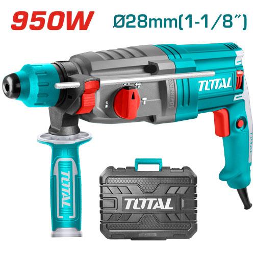 Ciocan rotopercutor TOTAL TH309288 SDS-Plus – 950W, 2.5J, 28 mm