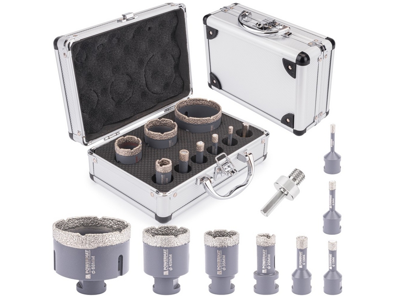 Set carote diamantate Powermat PM-ZOD-9T